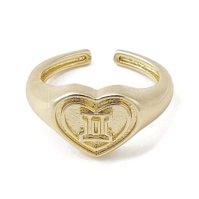 Brass Adjustable Open Rings RJEW-K257-86G-03-1
