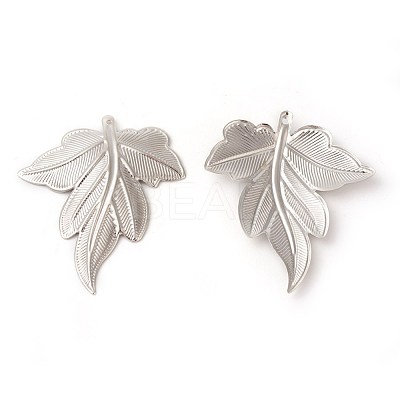 Autumn Theme Brass Pendants KK-F772-06P-1