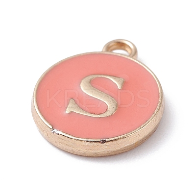 (Defective Closeout Sale Border damaged) Golden Plated Alloy Enamel Charms LS-ENAM-XCP0001-20S-1
