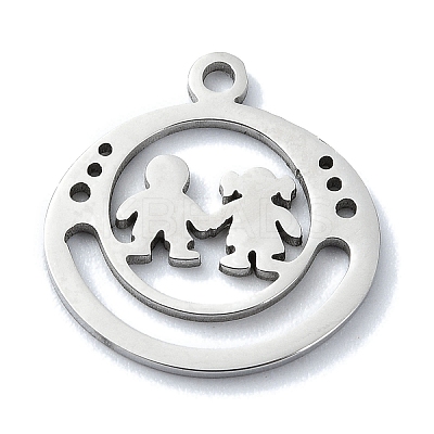 Non-Tarnish 304 Stainless Steel Pendants STAS-C097-36P-1