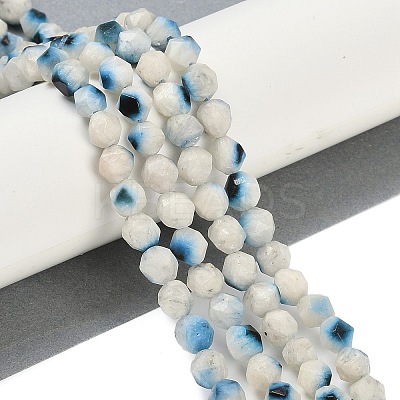 Natural Blue Ice Glacierite Stone Beads Strands G-B092-A01-02-1