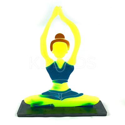 YOGA DIY Silicone Statue Molds DIY-G046-10-1