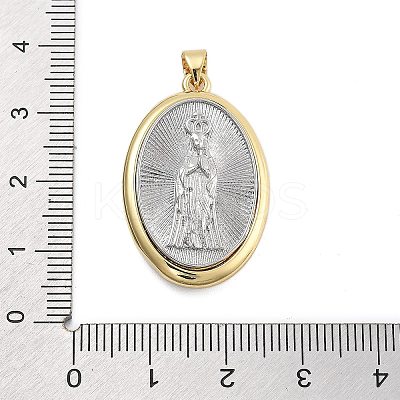 Long-Lasting Plated Brass Pendants KK-Q006-42G-01-1
