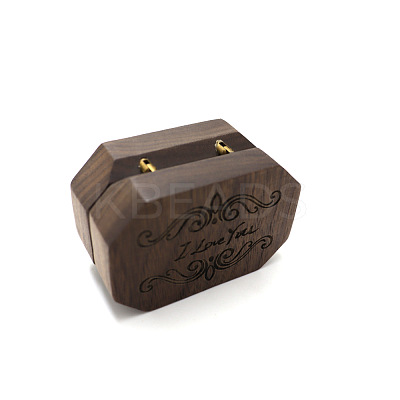 Wooden Ring Storage Boxes WOCR-PW0001-074-1
