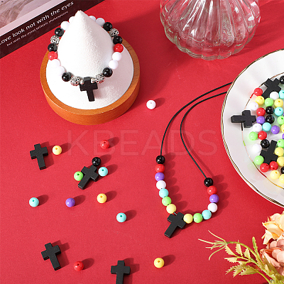 DIY Stretch Bracelet Making Kit DIY-SC0022-40-1