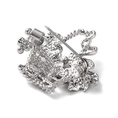 Fashion Platinum Zinc Alloy Enamel Pins LS-JEWB-D068-01P-03-1