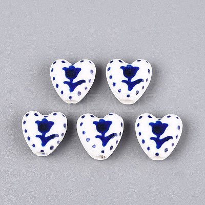 Handmade Porcelain Beads PORC-Q005-10A-1