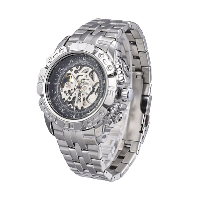 Alloy Watch Head Mechanical Watches WACH-L044-01B-P-1