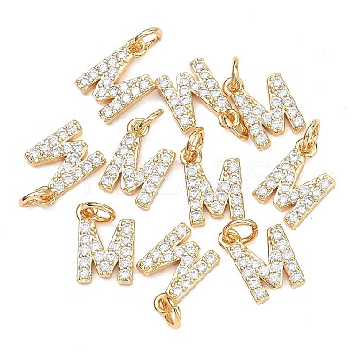 SHEGRACE Brass Micro Pave Clear Cubic Zirconia Pendants XGRQ29963-394G-M-1