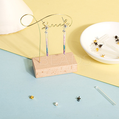 DIY Wishing Bottle Pendant Making Kits DIY-CD0001-24-1