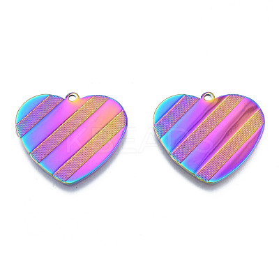 Ion Plating(IP) 304 Stainless Steel Pendants STAS-N098-197M-1