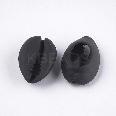 Spray Painted Cowrie Shell Beads SSHEL-T008-12B-1