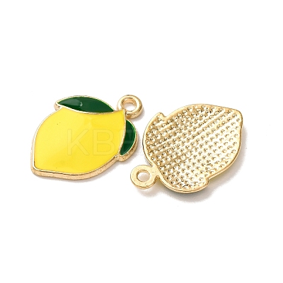 Alloy Enamel Pendants FIND-H051-02G-1