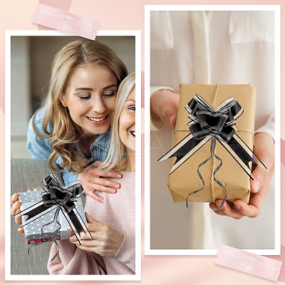 Plastic Bowknot Pull Bows AJEW-WH20064-74M-1