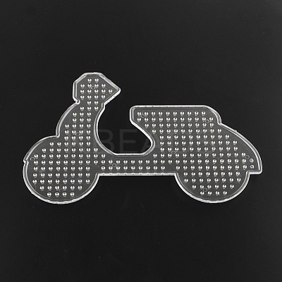 Motorcycle ABC Plastic Pegboards used for 5x5mm DIY Fuse Beads DIY-Q009-46-1