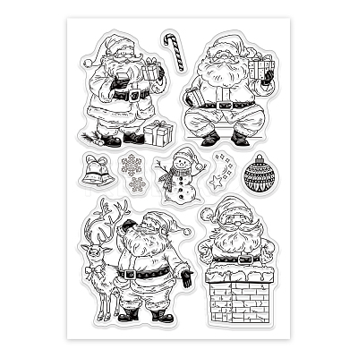 Custom Summer Theme PVC Plastic Clear Stamps DIY-WH0631-0412-1