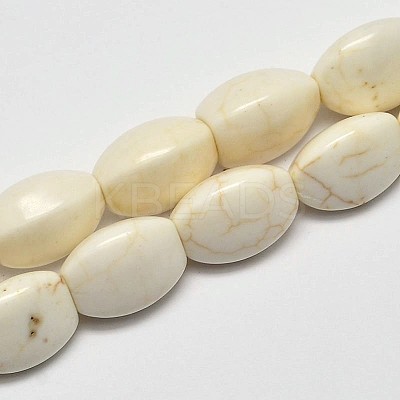 Triangle Natural Magnesite Beads Strands G-M138-28-1