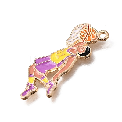 Alloy with Enamel Pendants AL-CBA9E11-02KCG-01-1