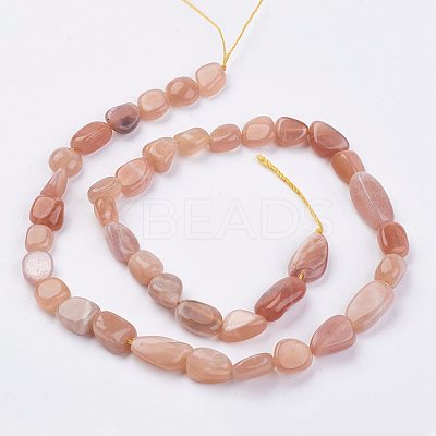 Natural Sunstone Beads Strands G-F439-04-1
