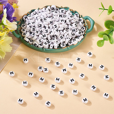 500Pcs Acrylic Beads SACR-TA0001-55M-1