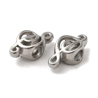 Non-Tarnish 304 Stainless Steel Hollow Beads STAS-I203-44P-1
