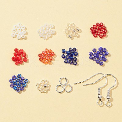 DIY Independence Day Earring Making Kit DIY-FS0004-56-1