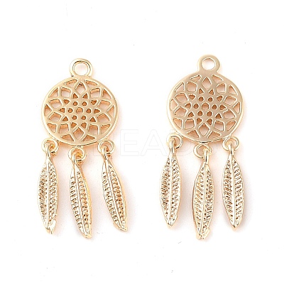 Brass Pendants KK-Q816-15G-1