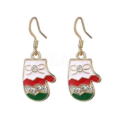6 Pairs Alloy Enamel Dangle Earrings EJEW-JE06605-1