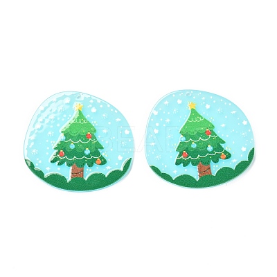 Christmas Theme 3D Printed Resin Pendants RESI-I036-03D-1