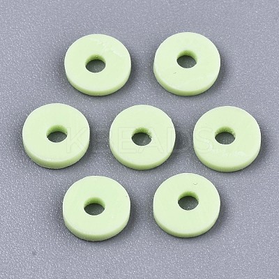 Handmade Polymer Clay Beads X-CLAY-Q251-8.0mm-80-1