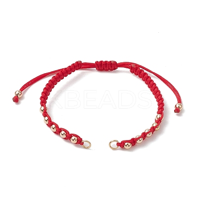 Polyester Braided Bead Bracelet Making AJEW-JB01250-1