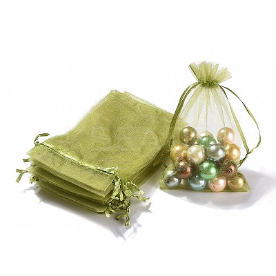 Organza Gift Bags with Drawstring LS-X-OP-R016-10x15cm-13-1