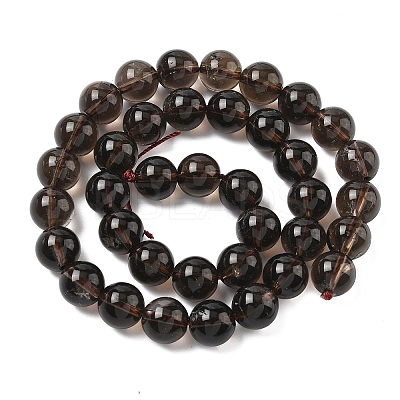 Natural Smoky Quartz Beads Strands LS-G-C265-A01-10mm-01-1