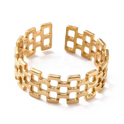 Ion Plating(IP) 304 Stainless Steel Finger Rings RJEW-L102-20G-1