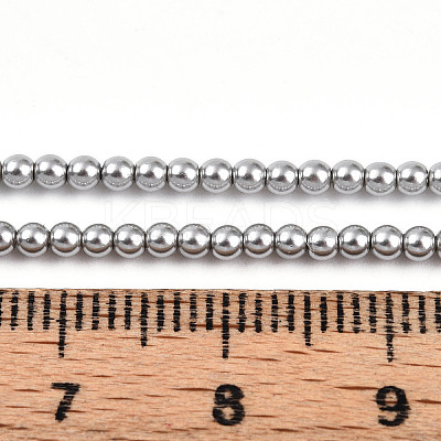 Baking Paint Pearlized Glass Pearl Bead Strands HY-N002-2mm-A03-1