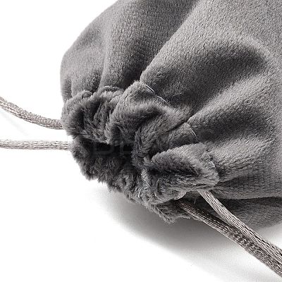 Velvet Jewelry Drawstring Storage Pouches ABAG-P013-02B-07-1