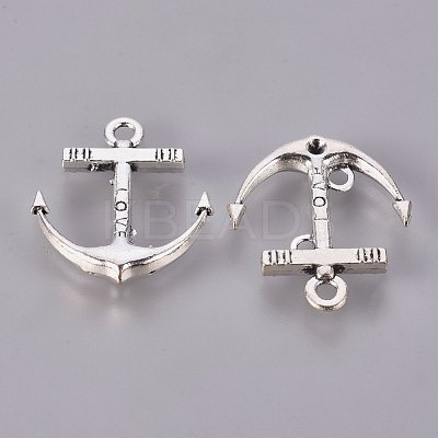 Tibetan Style Alloy Pendants TIBEB-A11925-AS-FF-1
