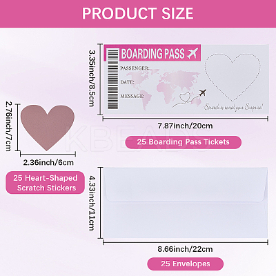 Scratch Surprise Boarding Pass DIY-WH20011-31C-1