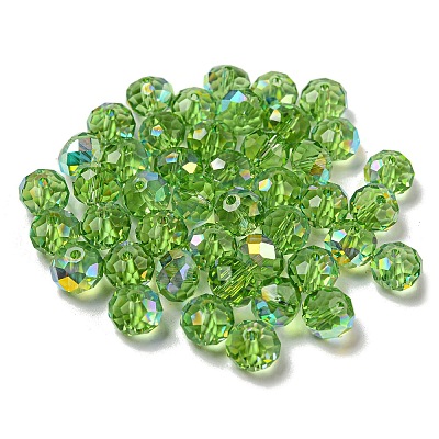 Electroplate Glass Beads EGLA-Z004-01B-07-1