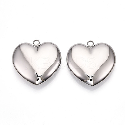 304 Stainless Steel Big Pendants STAS-T064-65P-1