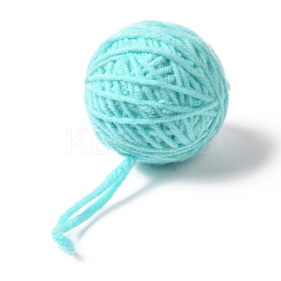 Yarn Knitted Christmas Ball Ornaments LS-AJEW-P106-01D-1