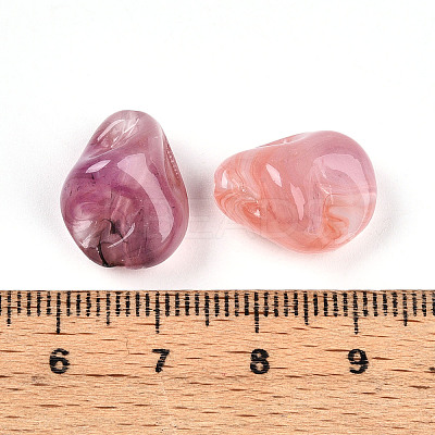 Transparent Acrylic Beads TACR-T028-44D-1