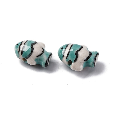 Handmade Porcelain Beads PORC-R002-01E-1