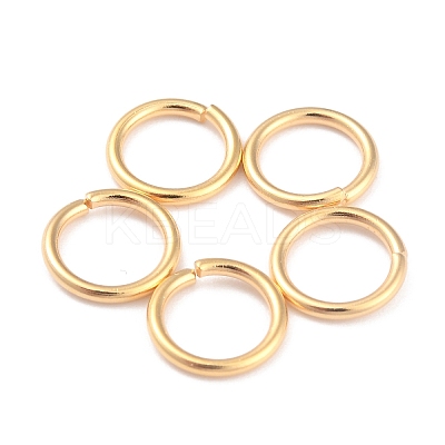 Rack Plating Brass Open Jump Rings X-KK-O139-18Q-G-1