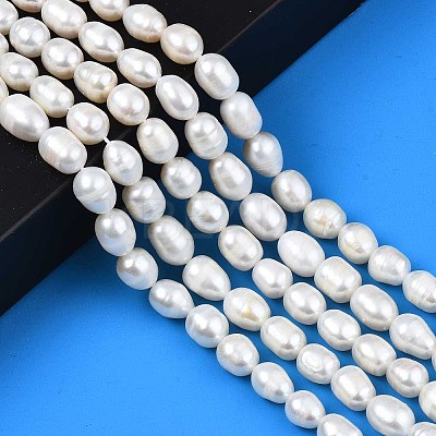 Natural Cultured Freshwater Pearl Beads Strands PEAR-N012-07B-1