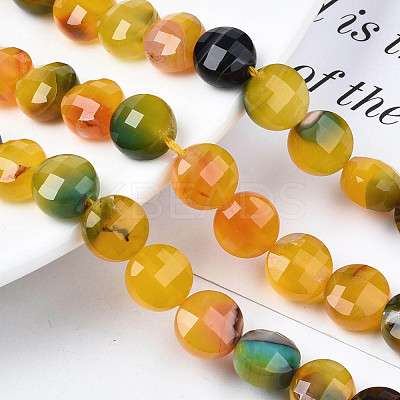 Natural Agate Beads Strands G-S359-366J-1