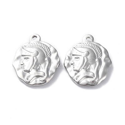 Non-Tarnish 304 Stainless Steel Pendants STAS-P324-12P-1