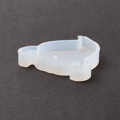 Christmas Theme DIY Santa Claus' Mustache Pendant Silicone Molds DIY-K054-01-1