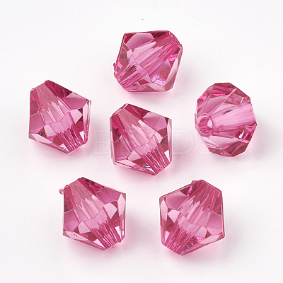 Transparent Acrylic Beads TACR-S146-8mm-04-1