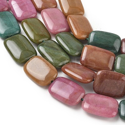 Natural Malaysia Jade Beads Strands G-K392-B20-13X18MM-1